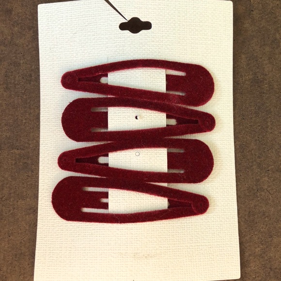 SO Accessories Nwt Kohls Velvet Hair Clips Poshmark